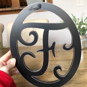 F Wall Plaque